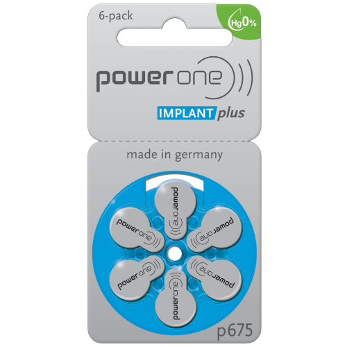 Батерии за кохлеарни импланти 675 Impalnt Pro+ PowerOne