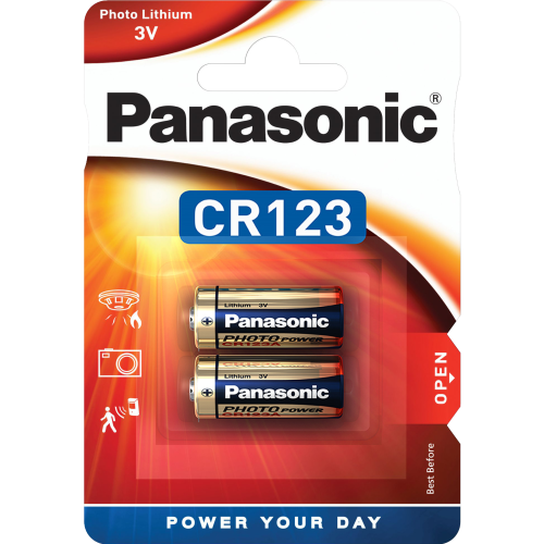 Литиеви батерии CR123 Panasonic CR123A - 3V