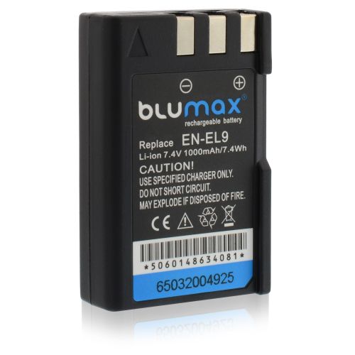 Blumax батерия за Nikon EN-EL9 Li-Ion 1000mAh