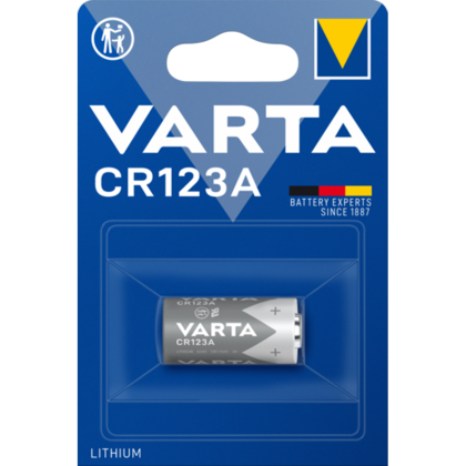 Литиева батерия CR123 Varta CR123A - DL123A - 3V