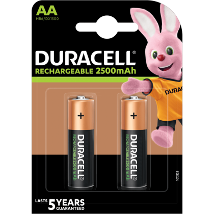 Акумулаторни батерии АА Duracell AA - 2500 mAh - 1.2V