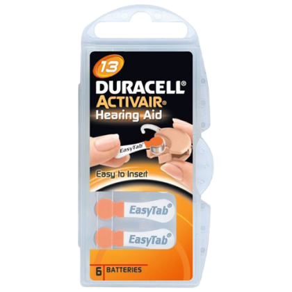 Батерии за слухов апарат 13 Active Air Duracell